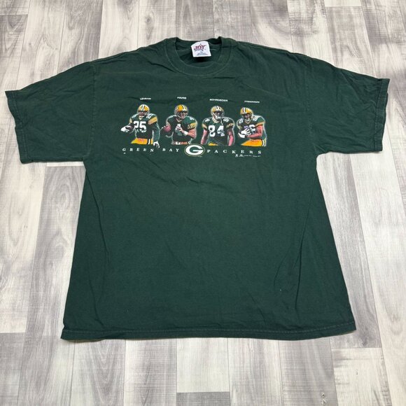 ✅Lot (9) Mens XL Green Bay Packers Graphic T-Shirts Rodgers Favre Super Bowl MVP - Picture 8 of 16